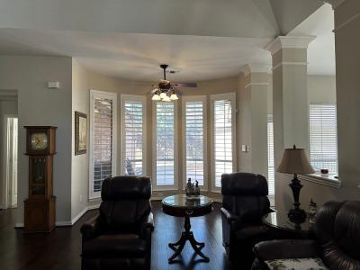 Beautiful Plantation Shutters on Grand View Dr in North Richland Hills, TX